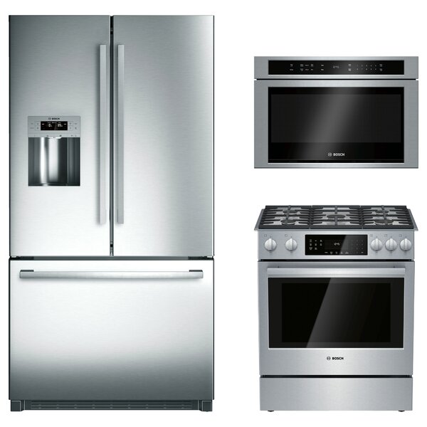 Bosch 800 Series 2 Piece Kitchen Package with 30" Slide-In Electric